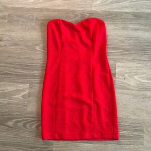 Sweetheart - heart shaped strapless red dress